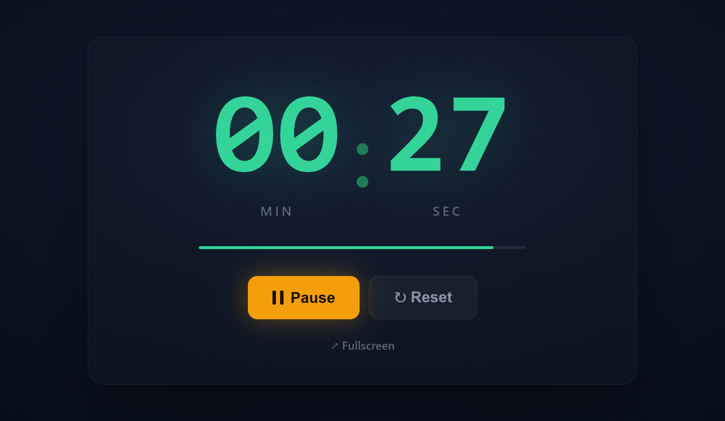 30 Second Timer - Free Online Countdown Timer | EventTimer